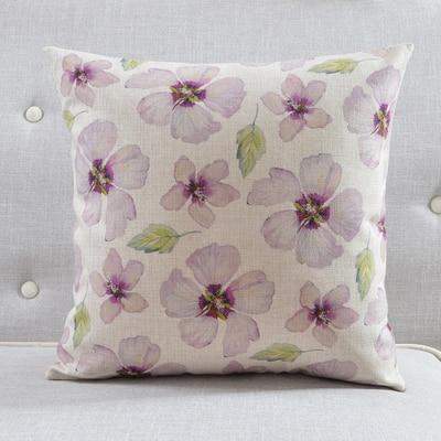 Watercolor Floral Petals Cushions Cover Blackbrdstore