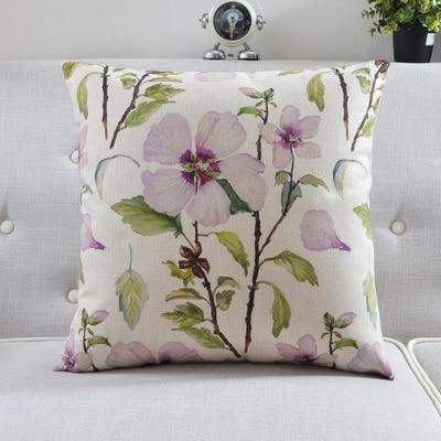 Watercolor Floral Petals Cushions Cover Blackbrdstore
