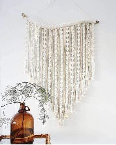 Waves Macrame Tapestry Blackbrdstore