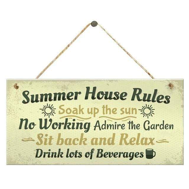 Welcome To My Garden Sign Blackbrdstore