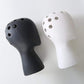 White & Black Head Hollow Vases Blackbrdstore
