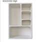 White Display Bookcase Blackbrdstore