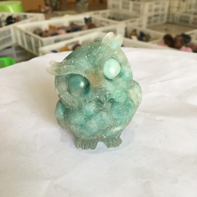 Wise Owl Crystal Quartz Carvings Blackbrdstore