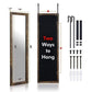 Wooden Full Length Standing Mirror Blackbrdstore