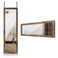 Wooden Full Length Standing Mirror Blackbrdstore