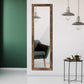 Wooden Full Length Standing Mirror Blackbrdstore