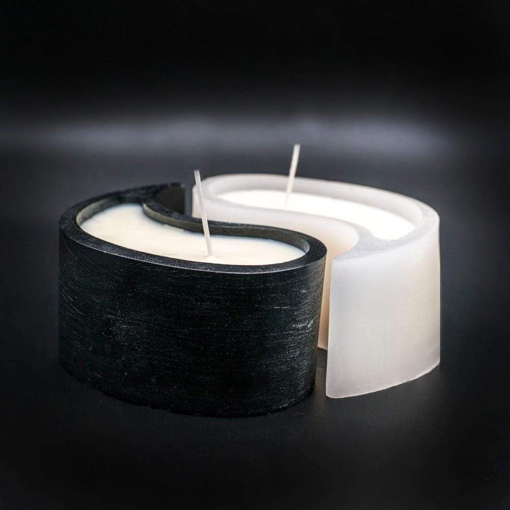 Yin-yang Meditation Candles Blackbrdstore
