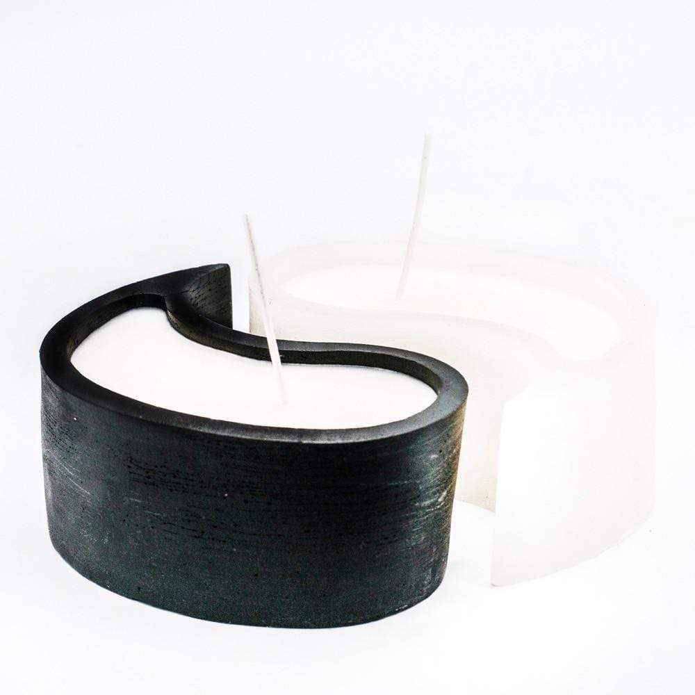 Yin-yang Meditation Candles Blackbrdstore
