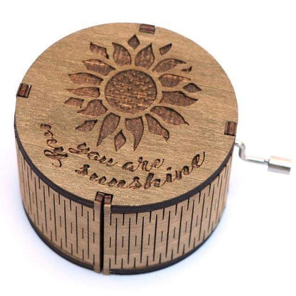 You Are My Sunshine Antique Music Box Blackbrdstore