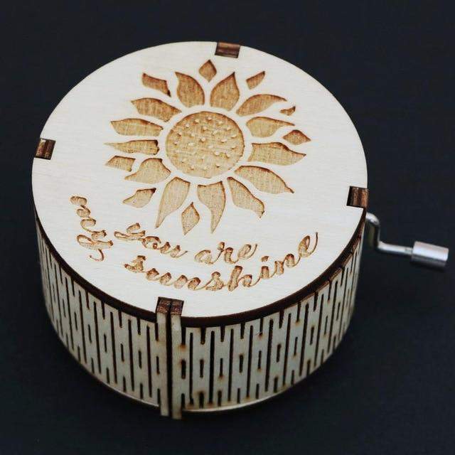 You Are My Sunshine Antique Music Box Blackbrdstore