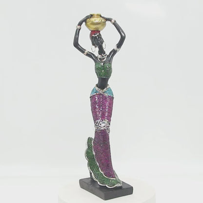 African Beauty Figurines