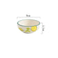 Blackbrdstore 3.5 inch bowl Lemon Print Ceramic Bowls Plate