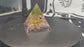 Tree of Life Peridot & Lepidolite Orgone Pyramid