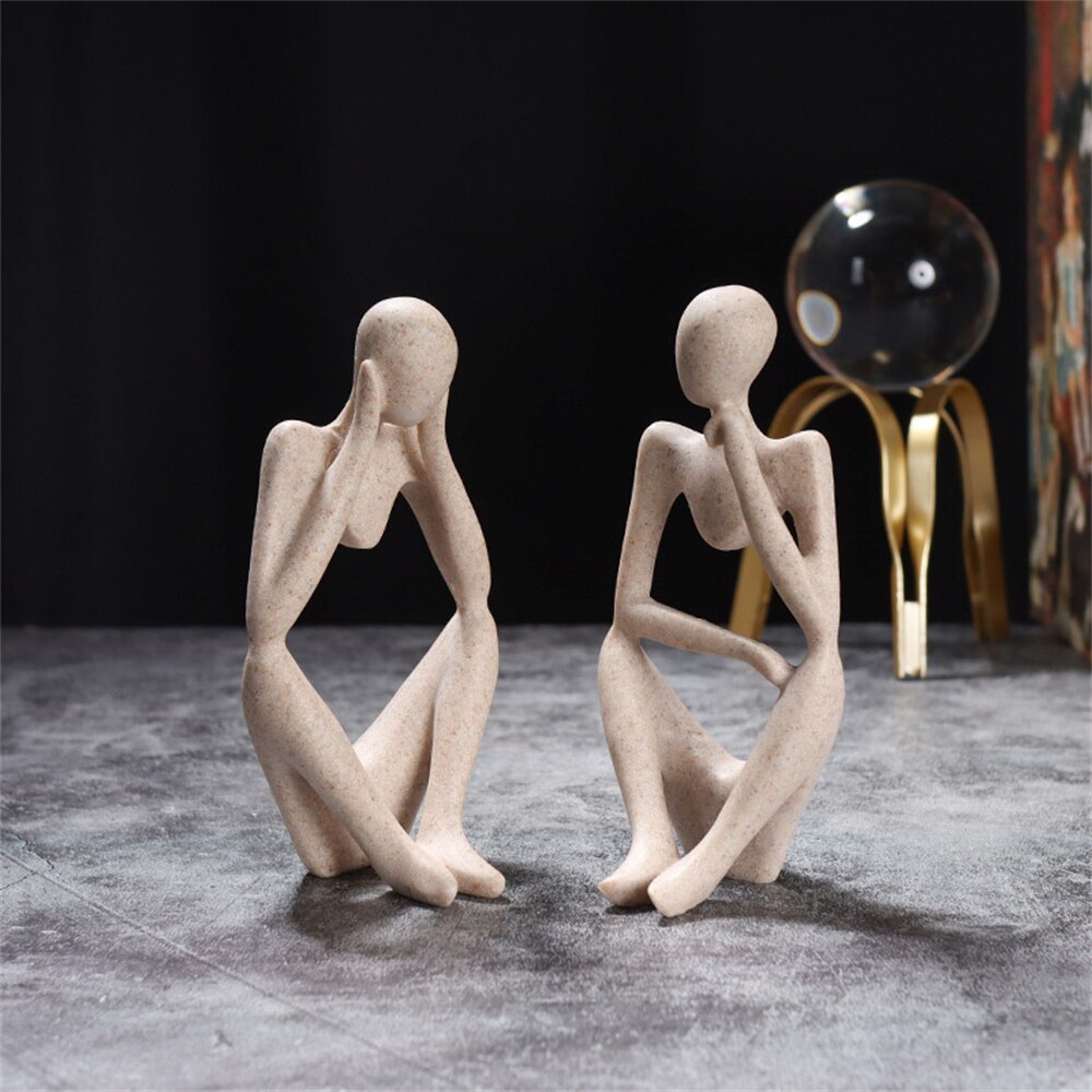Creative Abstract Miniature Figurines
